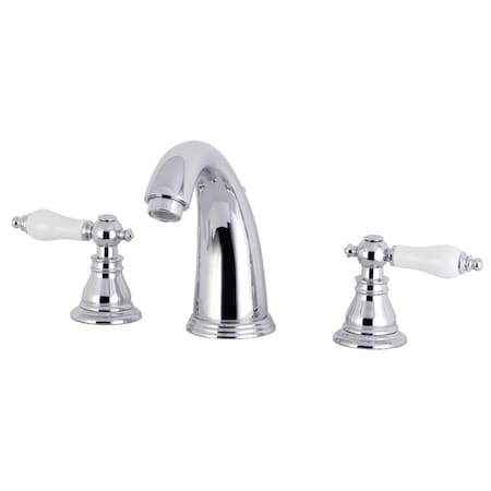 Kingston Brass KB981APL Widespread Bathroom Faucet, Polished Chrome KB981APL